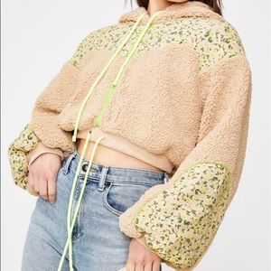For love and lemons Sloane cropped hoodie